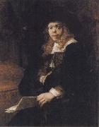 REMBRANDT Harmenszoon van Rijn Portrait of Gerard de Lairesse oil